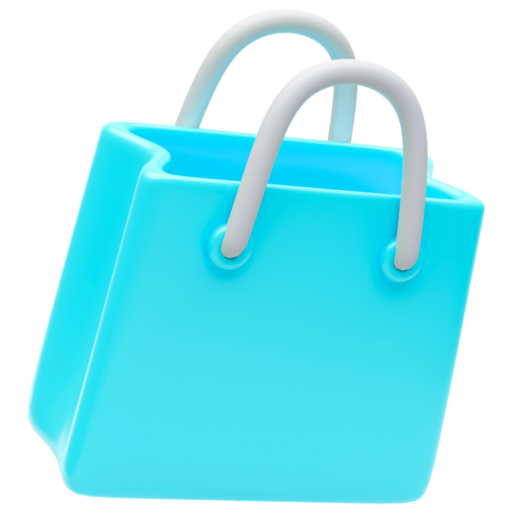 Marketing Website Merch Shopping Bag